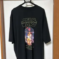 スターウォーズ Tシャツ ブラック Lサイズ 映画 プリント 古着 ストリート