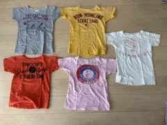 DENIM DUNGAREEデニムダンガリー　スヌーピー Tシャツセット 140のサムネイル