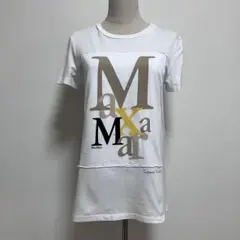 マックスマーラ ロゴTシャツ ホワイト Sサイズのサムネイル