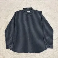 【Calvin Klein】ストライプ柄 長袖シャツXL古着のサムネイル