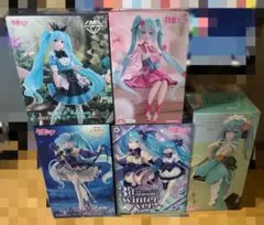 【未開封品】初音ミク フィギュア 5種セット まとめ売り