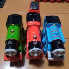 廃盤激レア　マテル社製　木製レール　電動トーマス　パーシー　ジェームス