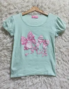 激レア♡Angelic Pretty カーリングリボン　tシャツ　ロリータのサムネイル