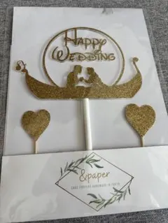 ラプンツェル　ケーキトッパー　ウエディング