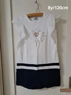 MONNALISA フリル袖 ノースリーブワンピースのサムネイル