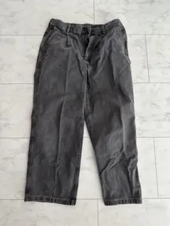 GU デニムパンツ ブラックのサムネイル