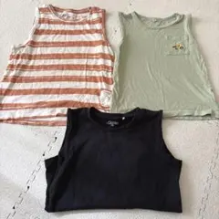 タンクトップ　ノースリーブ　セット売り　120cm