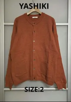 YASHIKI Komogake Cardigan カーディガン オレンジ 2のサムネイル
