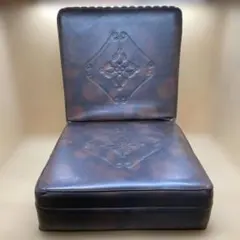 1人掛けソファ　ヴィンテージ　FUJI FRIEND ダークブラウン　レトロ