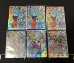 フュージョンワールド 孫悟空/ベジータ 孫悟飯:SH/ピッコロ:SH 3枚ずつ