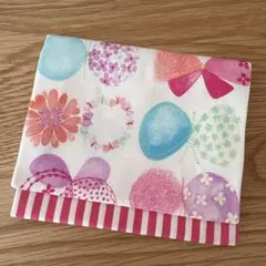 4756【2点100円、3点200円引き】リボン柄移動ポケット