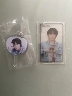 ヘチャン　トレカ　うちわキーホルダー