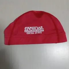 セントラルスポーツ　水泳帽　記名無し　赤