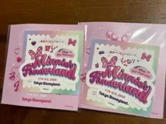 Minnie’s Funderland シール　ステッカー2枚