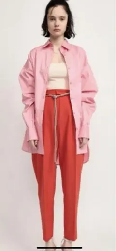 SLY TUCK TAPERED PT タック テーパード パンツ　ハイウエスト