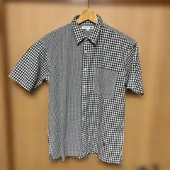 ユニクロ JW ANDERSON コラボ メンズ半袖シャツ チェック柄 M