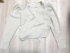 韓国風♡ACYM ドット柄カシュクールブラウス