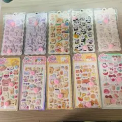 【NEW】どうぶつおしりシール5枚 肉球シール5枚