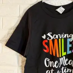 ヘインズ Hanes Tシャツ 半袖 丸首 プリントS 黒 綿 ポップストリートのサムネイル