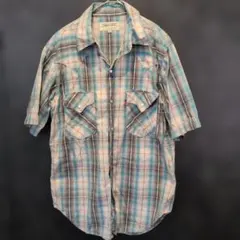 Levi's Red Tab チェック柄 ウエスタンシャツ 半袖 リーバイスのサムネイル