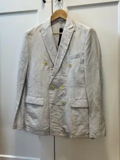 【新品タグ付】JOSEPH HOMME 麻混 ダブル ジャケット 46のサムネイル