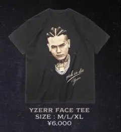 YZERR FACE TEE XL ブラック　会場販売商品　即日発送　ワイザー 2026年最新】YZERRの人気アイテム - メルカリ