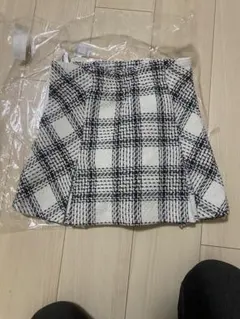 ツイードチェックスカート