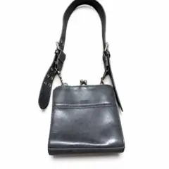 MOUSSY がま口 ショルダーバッグ 블랙