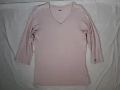 ピンク 長袖カットソー