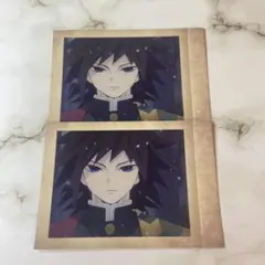 冨岡義勇　ぱしゃこれ　まとめ売り 2点セット　鬼滅の刃　カード　01