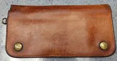 IL BISONTE　イルビゾンテ　エイジング　トラッカーウォレット　ヌメ