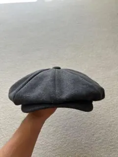ウール グレー キャスケット