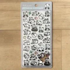 クーリア 正規品 ボンボンドロップシール アニマル 動物 パンダ オリジナル