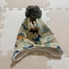 タグ付き★キッズフォーレ　ニット帽　恐竜