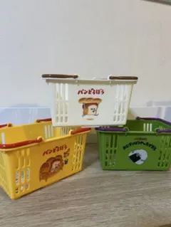 【新品未使用】パンどろぼう　ミニフリーバスケット ３個セット
