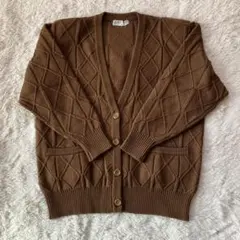 美品レア✨ルイジョーネITOKINイトキンレディースウールカーディガンブラウンM