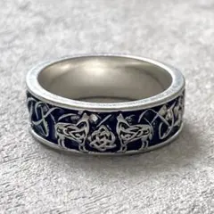 24号 シルバーリング オオカミリング Silverring ヴィンテージ 古着
