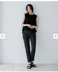 FELISSIMO フェリシモ　冷感デニム　 ストレッチパンツのサムネイル