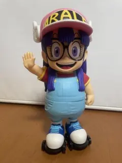 値下げ！Dr.スランプアラレちゃん 特大ソフビフィギュア 飛行帽 40cm