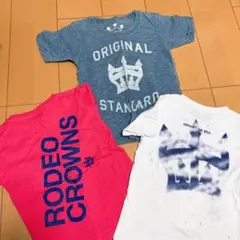 RODEO kidsTシャツ2枚セット/RCWC/新品同様