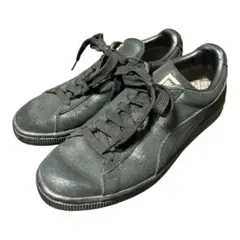 プーマ スエード クラシック マット&シャイン 黒美品　24.5cm