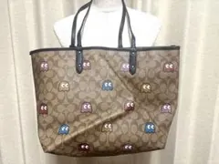 COACH パックマンデザイン トートバッグ