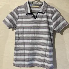 クロコダイル　綿100% ボーダーTシャツ