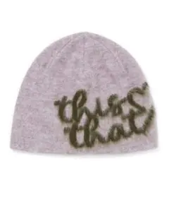 ネバザ　ビーニー　ラベンダー