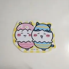 ちいかわ　ダイカットステッカー　ハチワレとちいかわ