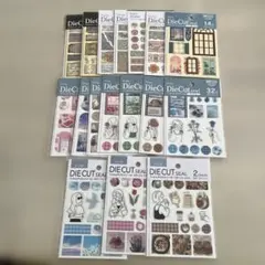 コラージュシール　まとめ売り　17点