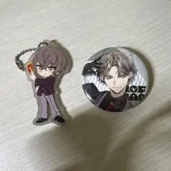 加賀美ハヤト 社長 アクリルキーホルダーと缶バッジセット