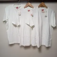 UNIQLO Tシャツ　白Ⅼ 3枚セット 新品 タグ付 汚れあり まとめ売り