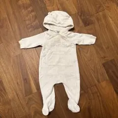 babyGap フード付きロンパース 3-6ヶ月 ホワイト