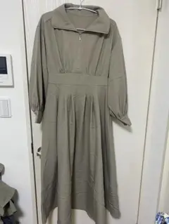 ✨美品✨【アベイル】ハーフジップワンピース　即購入OK！